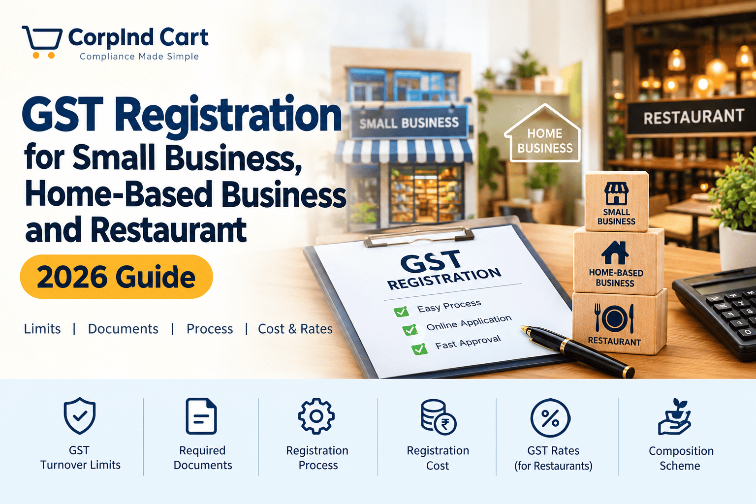 GST Registration for Small Business, Home Based Business and Restaurant: 2026 Guide
